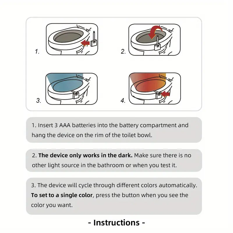 The LED Light Up Toilet Seat